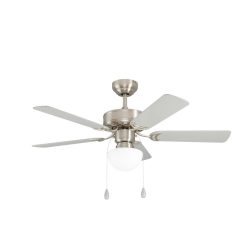   EGLO CADIZ ezüst vagy tölgy mennyezeti ventilátoros lámpa