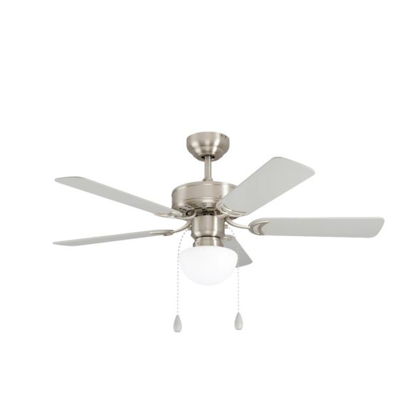 EGLO CADIZ ezüst vagy tölgy mennyezeti ventilátoros lámpa