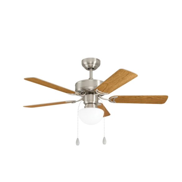 EGLO CADIZ ezüst vagy tölgy mennyezeti ventilátoros lámpa