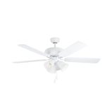 EGLO LAS PALMAS fehér vagy tölgy mennyezeti ventilátoros lámpa