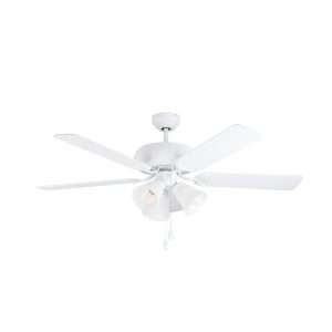 EGLO LAS PALMAS fehér vagy tölgy mennyezeti ventilátoros lámpa