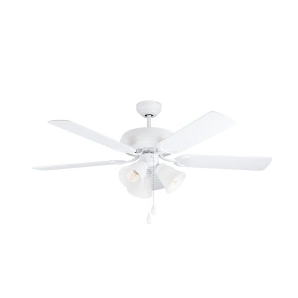 EGLO LAS PALMAS fehér vagy tölgy mennyezeti ventilátoros lámpa