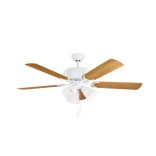 EGLO LAS PALMAS fehér vagy tölgy mennyezeti ventilátoros lámpa