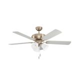 EGLO LAS PALMAS ezüst vagy tölgy mennyezeti ventilátoros lámpa