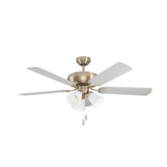 EGLO LAS PALMAS ezüst vagy tölgy mennyezeti ventilátoros lámpa