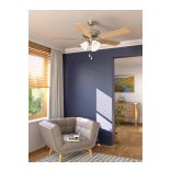 EGLO LAS PALMAS ezüst vagy tölgy mennyezeti ventilátoros lámpa