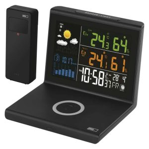 EMOS Időjárás állomás vezeték nélküli töltéssel E8010