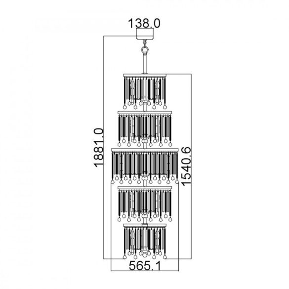 ELSTEAD Piper csillár