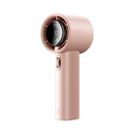   JisuLife FA53PRO Pink kézi ventilátor, 2500mAh akkumulátor, LED kijelző, rózsaszín