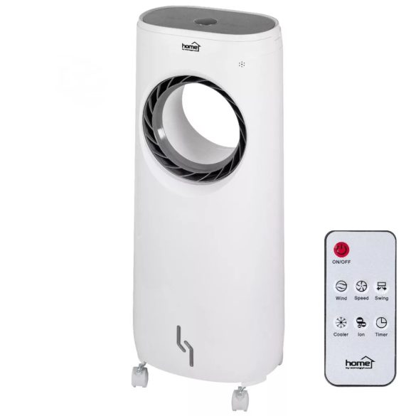 HOME LHP 800i léghűtő távirányítóval, ionizátor, 80 W, 3 fokozat, tartozék jégakku, 3 literes víztatály