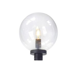 SPHERE kültéri lámpafej ARTIC (107122) modellhez fekete/üveg E27 1x100W