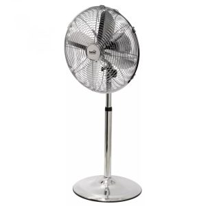 HOME SFS 40 álló fém ventilátor, 45 W, 3 fokozat, 40 cm-es lapátátmérő, fém lapátok, 85°-os oszcillálás