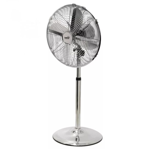 HOME SFS 40 álló fém ventilátor, 45 W, 3 fokozat, 40 cm-es lapátátmérő, fém lapátok, 85°-os oszcillálás