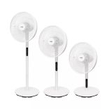 HOME SFT40R állóventilátor 3in1, 60 W, 40 cm névleges lapátátmérő, 5 lapát, 4 fokozat, érintőgomb, távirányító, állítható magasság és dőlésszög, LED kijelző