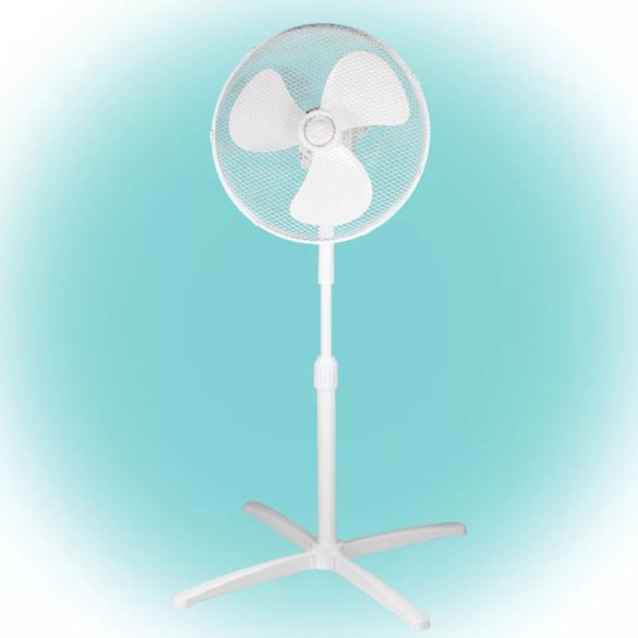HOME SF 40 WH/M álló ventilátor, 40 cm-es lapátátmérő, állítható magasság, 3 fokozat, 40W, fehér