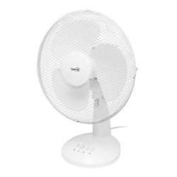   HOME TF30WH asztali ventilátor, 40 W, 3 fokozat, 30 cm-es lapátátmérő, oszcillálás, fehér
