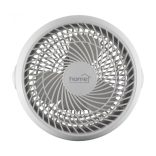 HOME TF 23 TURBO asztali/fali ventilátor, 50 W, 3 fokozat, 23 cm-es lapátátmérő, 90°-ban dönthető fej, fehér
