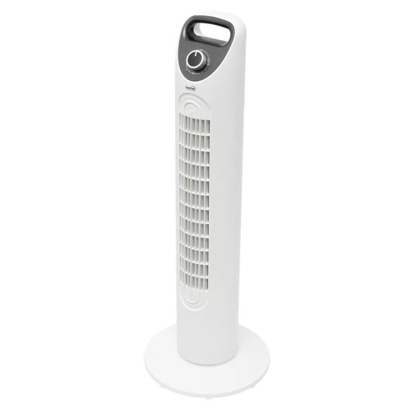 HOME TWF822 oszlopventilátor, 45 W, 3 sebességfokozat, oszcillálás, nagy méretű kijelző, hordfül