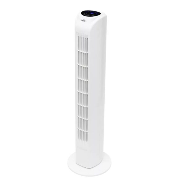 HOME TWFR78 oszlopventilátor, 45 W, 3 sebességfokozat, távirányító, kikapcsolás időzítés, oszcillálás